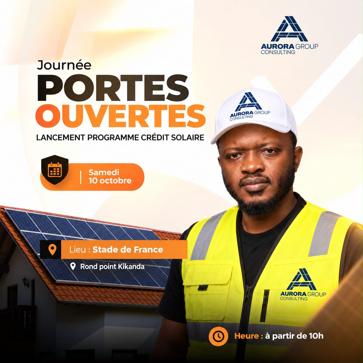 Affiche officielle - Journée Portes Ouvertes - Programme Crédit Solaire